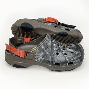 Crocs Unisex Classic All-Terrain Realtree Edge Clog Men sz 11 Camo Strap Adjust